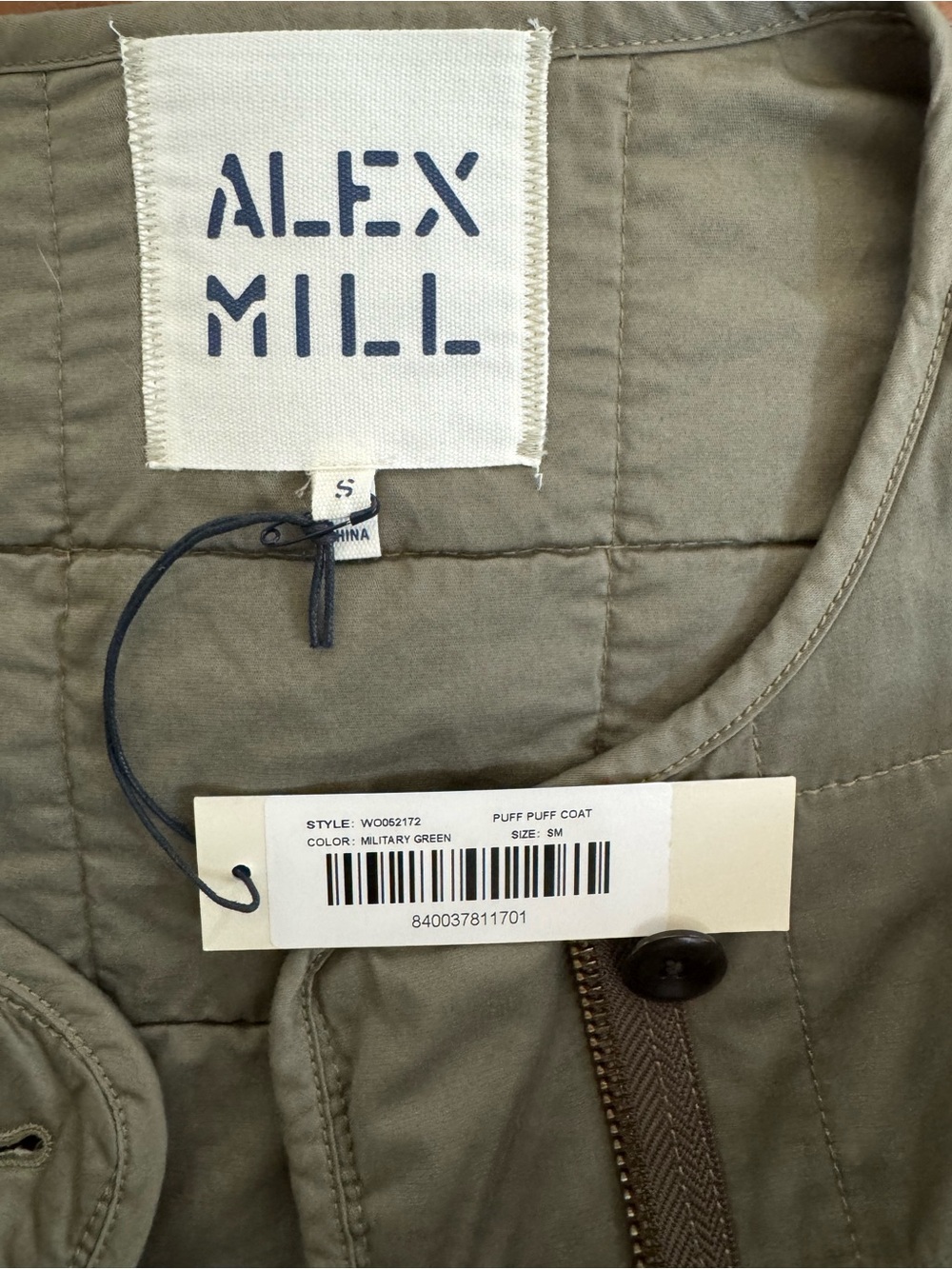 Alex Mill Oversized Quilted Liner Coat - NWT - Picture 3 of 8